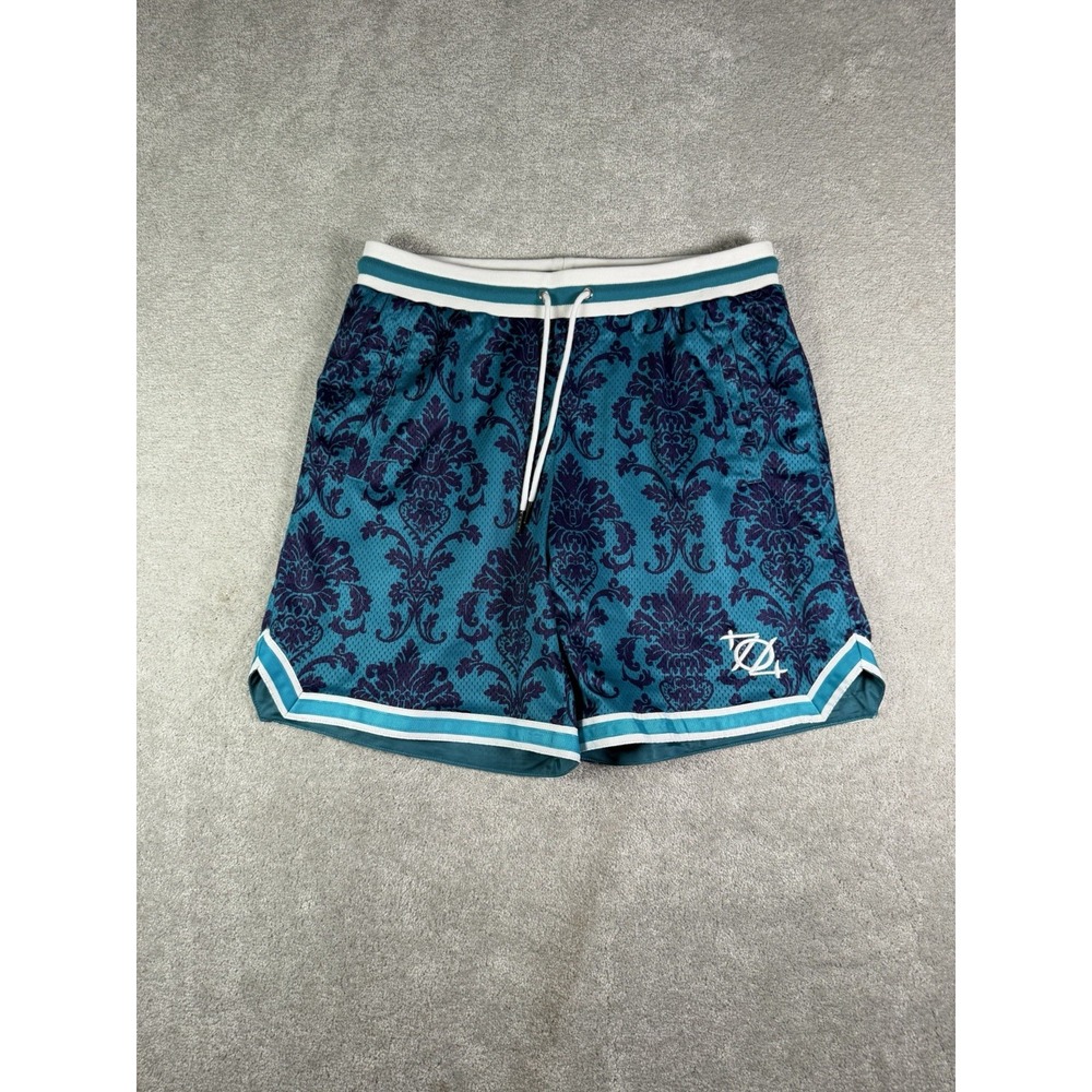 704 Shop Men's Shorts M Mesh Process Damask Game Shorts Charlotte Hornets CLT